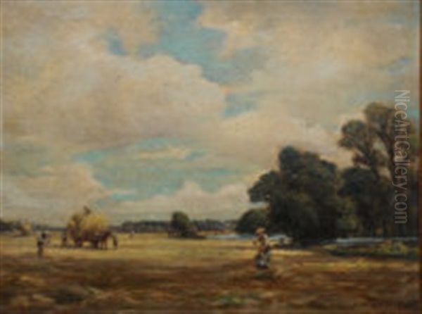 Harvesting (haymaking) Oil Painting by William Kay Blacklock