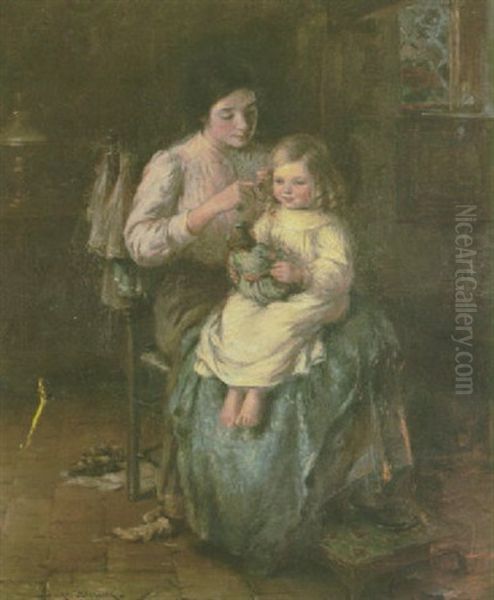 Tenderness Oil Painting by William Kay Blacklock