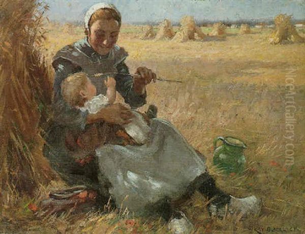 Rest At Noon Oil Painting by William Kay Blacklock