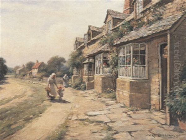 Broadway Oil Painting by William Kay Blacklock