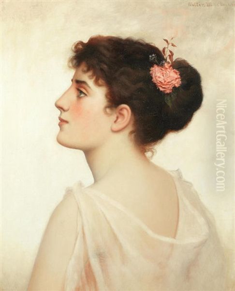 Portrait Of A Young Lady by Walter Blackman