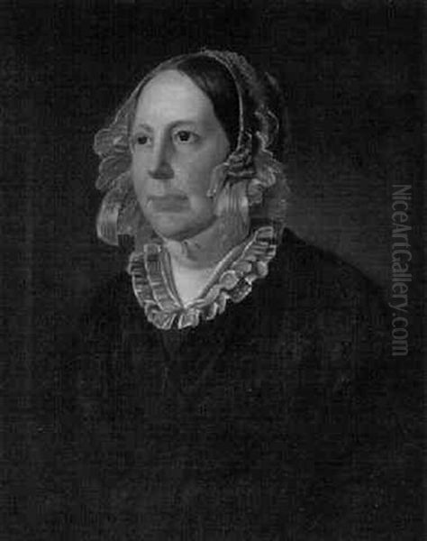 Gustafva Gronberg F.friberg Oil Painting by Johan Zacharias Blackstadius