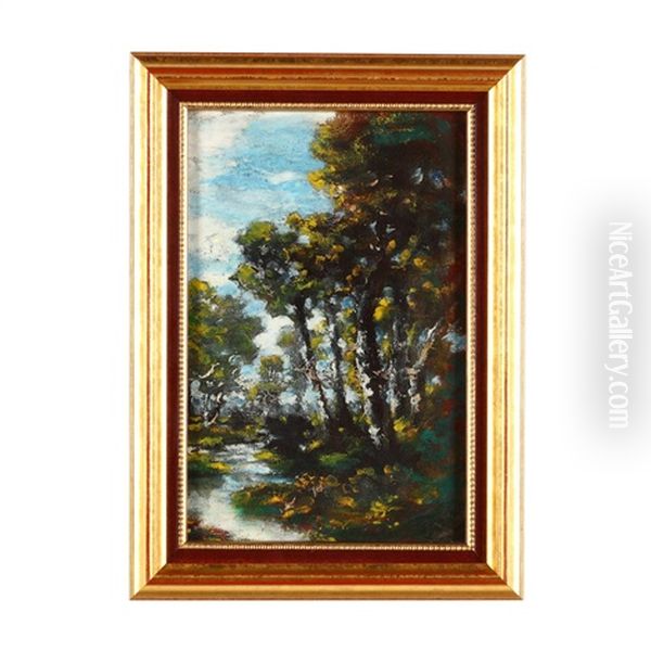 Forest Landscape Oil Painting by Ralph Albert Blakelock