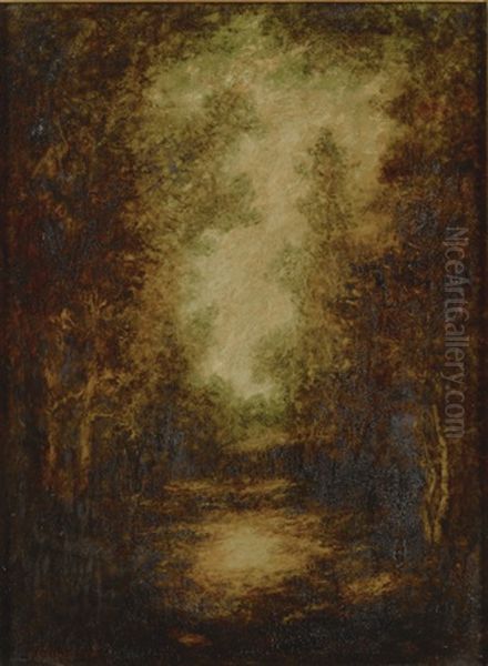 Nocturne Oil Painting by Ralph Albert Blakelock