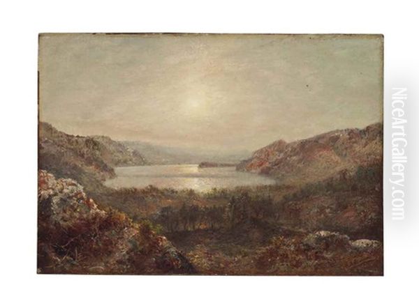 The Mountain Lake Oil Painting by Ralph Albert Blakelock