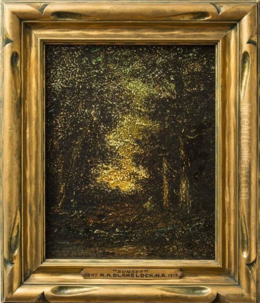 Painting; W6gme Oil Painting by Ralph Albert Blakelock