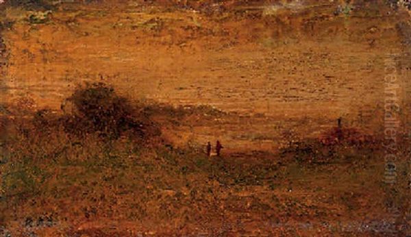 Untitled (landscape) Oil Painting by Ralph Albert Blakelock