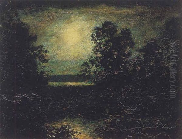 Nocturne Oil Painting by Ralph Albert Blakelock