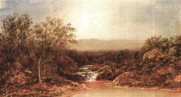 A Mountain Watershed Oil Painting by Ralph Albert Blakelock