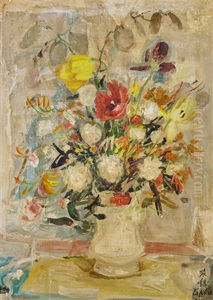 Le Vase Blanc Oil Painting by Horace Le Blanc