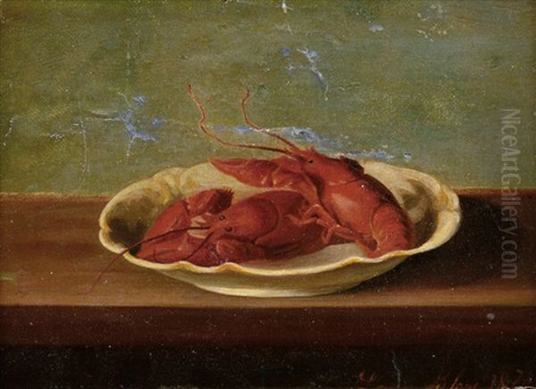 Crostacei Oil Painting by Louis Ammy Blanc