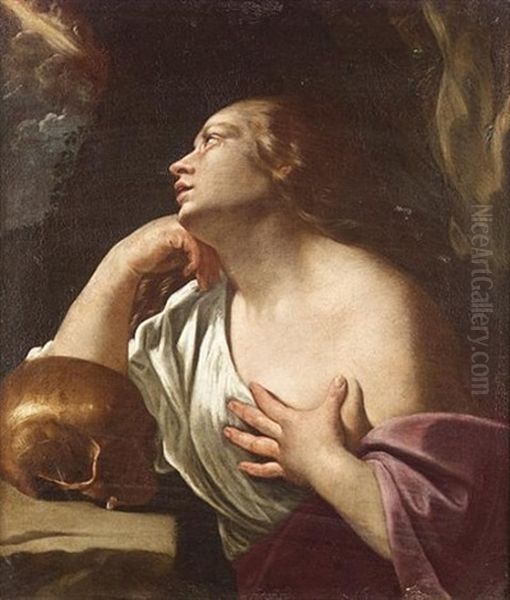 The Penitent Magdalene Oil Painting by Jacques Blanchard