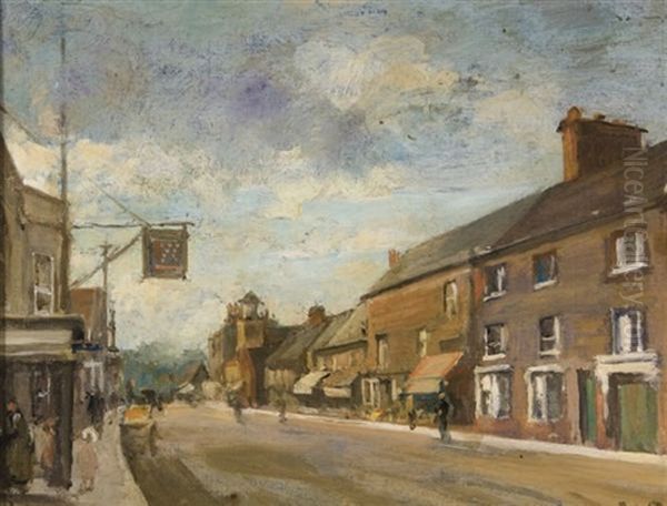 Sussex Oil Painting by Jacques-Emile Blanche