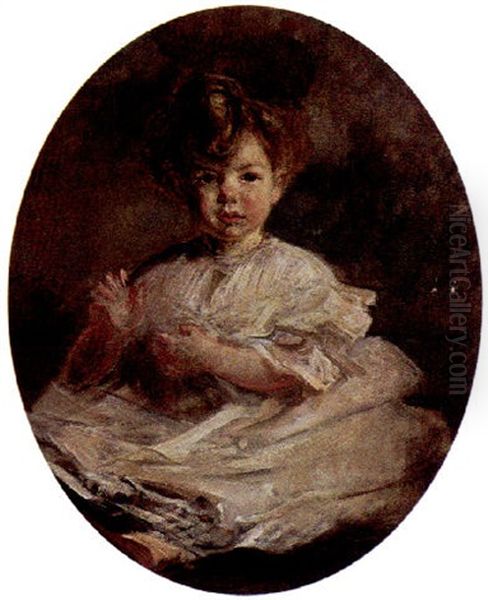 Portrait D'un Enfant by Jacques-Emile Blanche