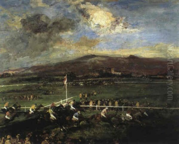 Le Grand Steeple Oil Painting by Jacques-Emile Blanche