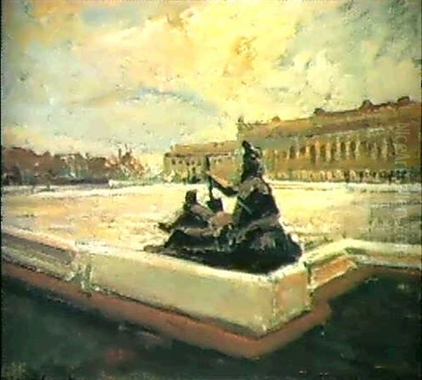 Le Bassin De Neptune, Versailles by Jacques-Emile Blanche