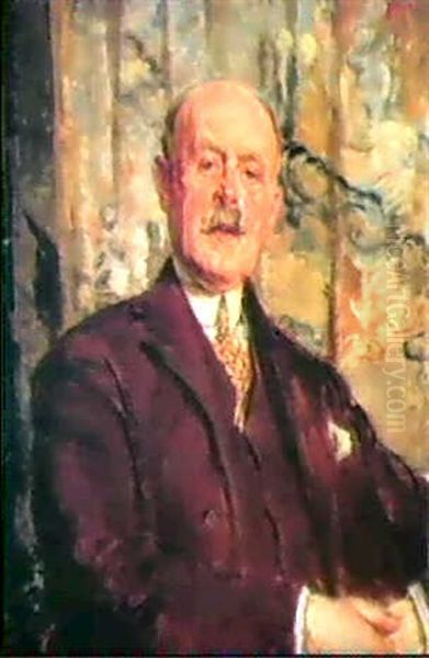 Portrait D'homme Oil Painting by Jacques-Emile Blanche