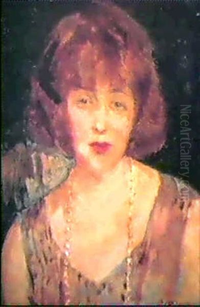 Beaute De Cinema Oil Painting by Jacques-Emile Blanche