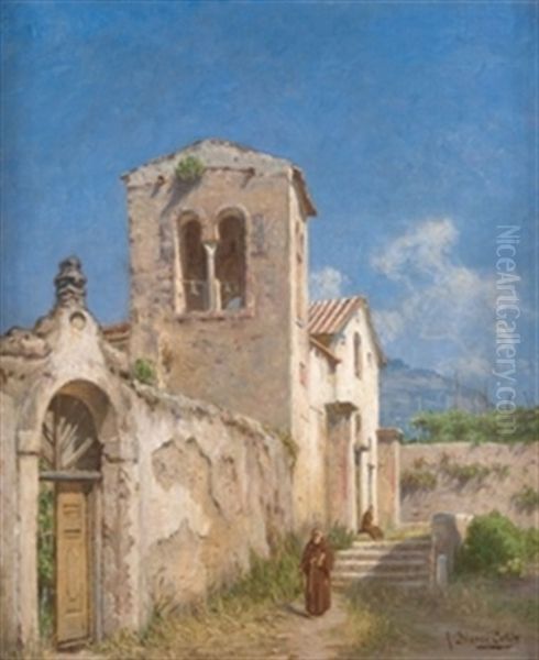 Convento De Franciscanos Oil Painting by Jose Blanco Coris