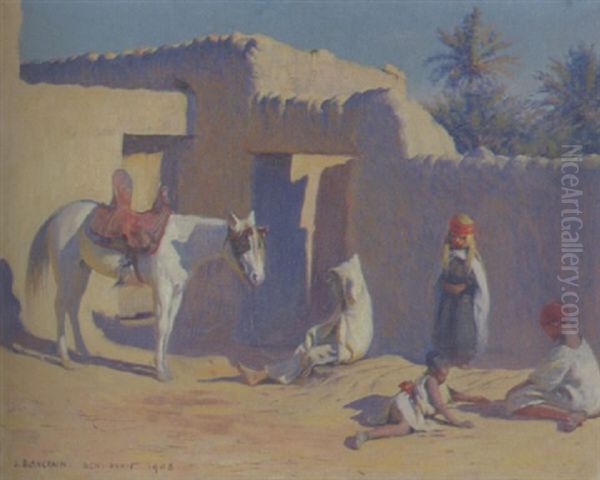 Beni-ounif Oil Painting by Jules Blancpain