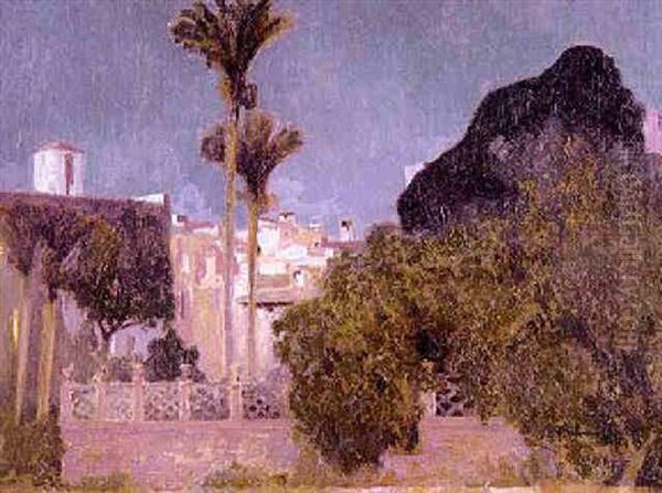 Nocturno (mallorca) Oil Painting by Pedro Blanes Viale