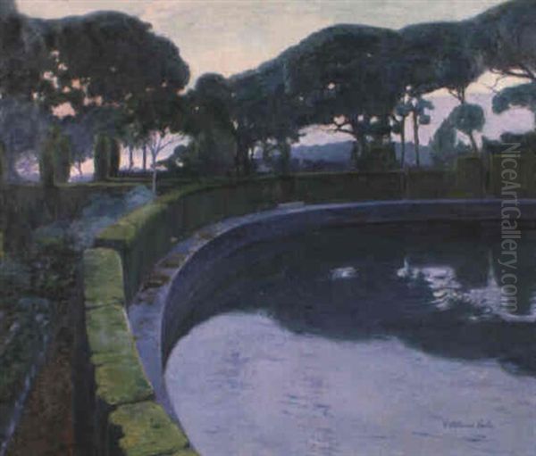 La Fuente Oil Painting by Pedro Blanes Viale