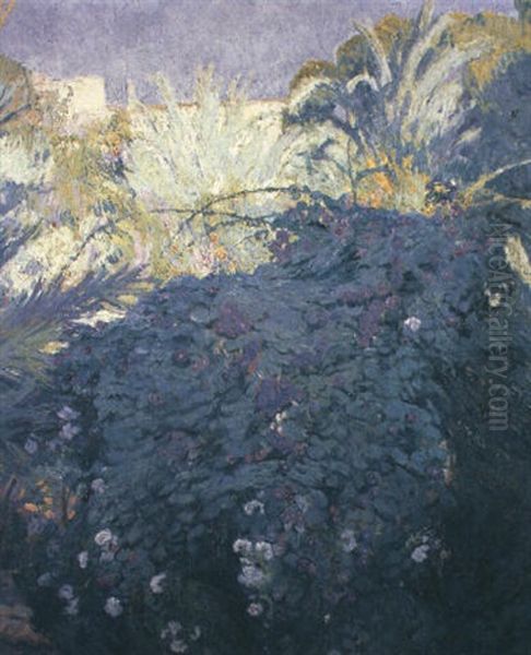 Jardn De Mallorca Oil Painting by Pedro Blanes Viale