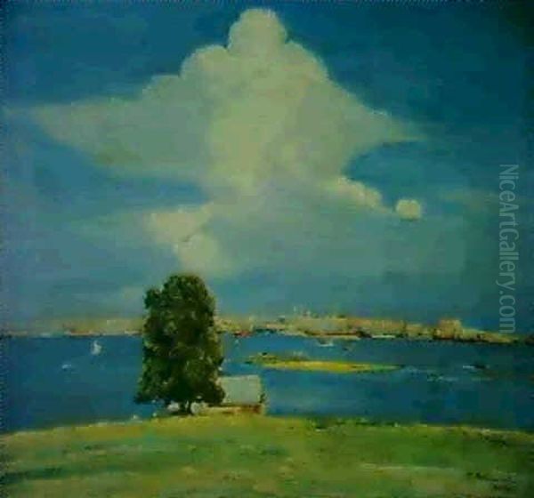 Vista De Montevideo Oil Painting by Pedro Blanes Viale