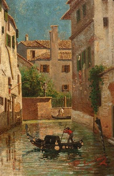 Paisaje Veneciano Oil Painting by Juan Luis Blanes