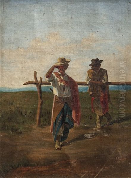 Los Gauchos Oil Painting by Juan Manuel Blanes