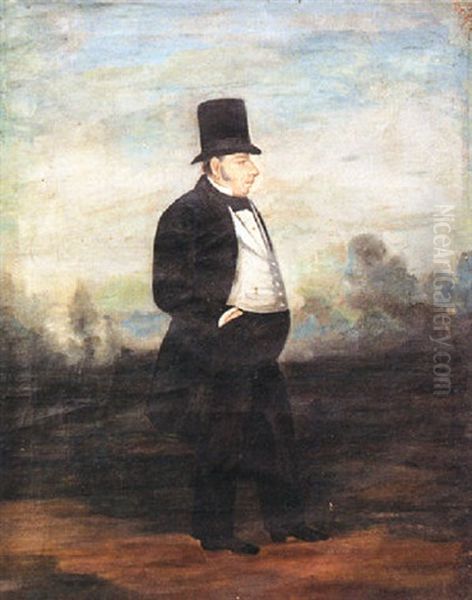 Cayetano De Oliveira Oil Painting by Juan Manuel Blanes