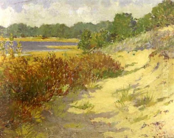 Coastal Landscape Oil Painting by Dwight Blaney