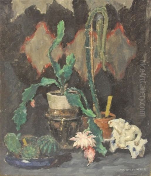 Still Life Oil Painting by Wilhelm Blanke