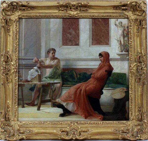 The Sculptor Oil Painting by Edwin Howland Blashfield