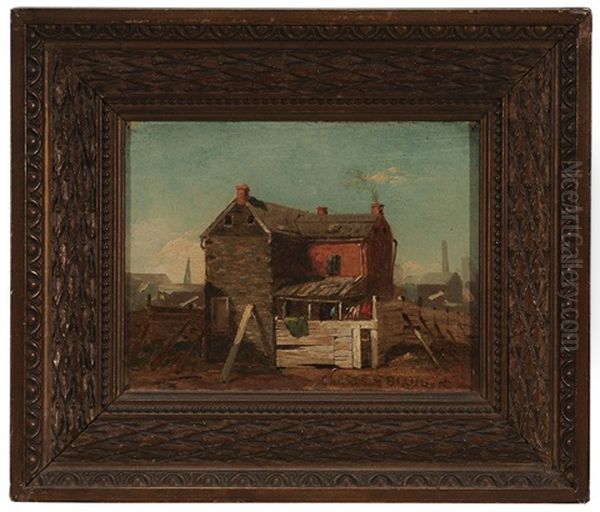 Shanty House Oil Painting by Charles F. Blauvelt