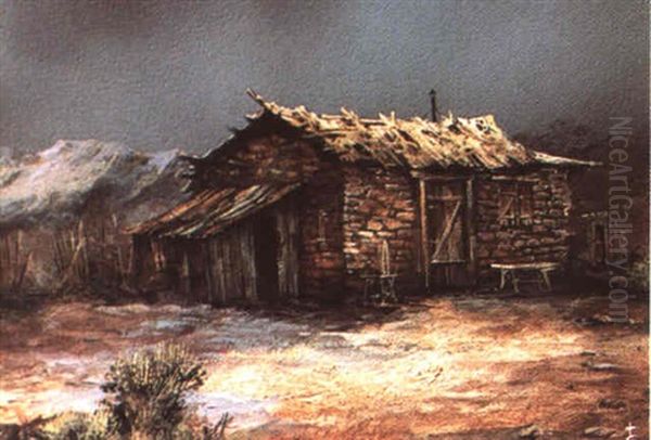 Old Shack Oil Painting by Thomas Todd Blaylock