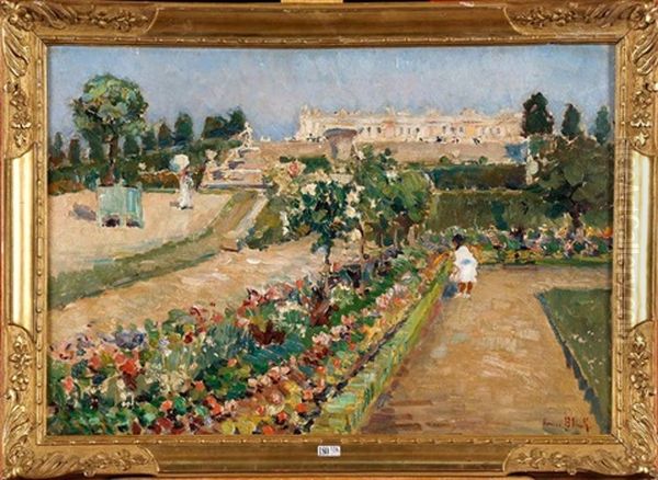 Les Jardins Du Trianon Oil Painting by Maurice Blieck