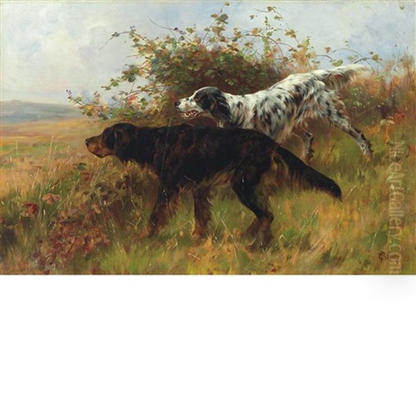 A Strong Scent Oil Painting by Thomas Blinks