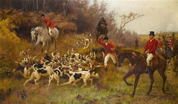 The End Of The Hunt Oil Painting by Thomas Blinks