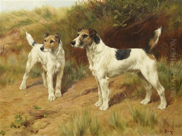 At Their Master's Call Oil Painting by Thomas Blinks