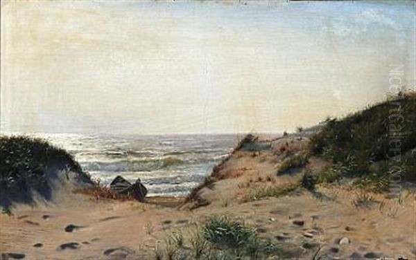 Vesterhavet (sketch) Oil Painting by Carl Heinrich Bloch