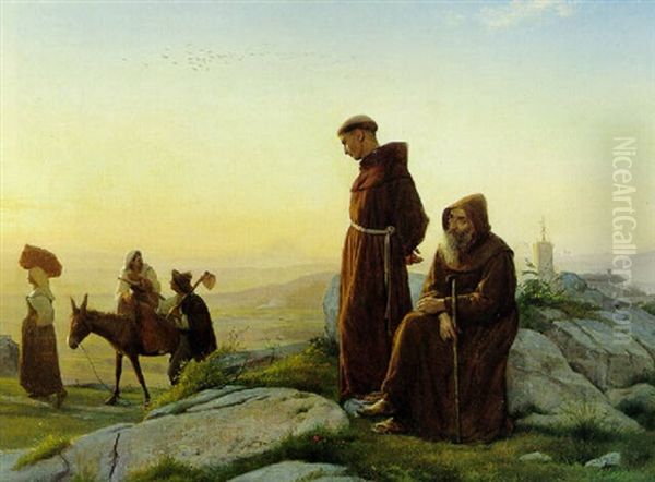 To Munke Oil Painting by Carl Heinrich Bloch