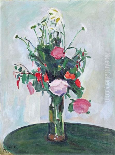 Blumenstilleben Oil Painting by Martin Bloch