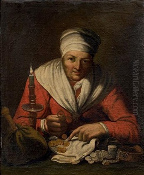 L'avarice Oil Painting by Abraham Bloemaert