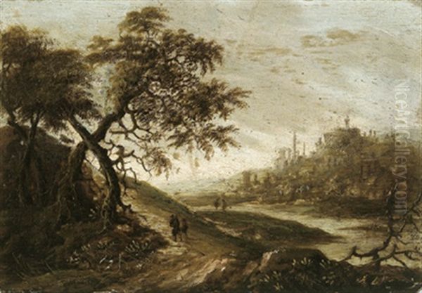 Landschaft Oil Painting by Adrien Bloemaert