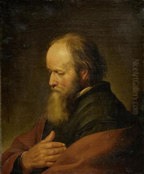 Portrait Eines Bartigen Mannes Oil Painting by Hendrick Bloemaert