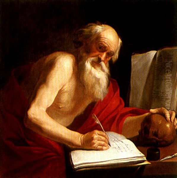 Saint Jerome Oil Painting by Hendrick Bloemaert