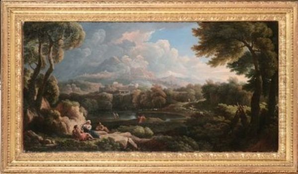 Paesaggio Oil Painting by Jan Frans van Bloemen