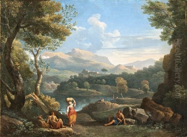 Campagna Romana Oil Painting by Jan Frans van Bloemen