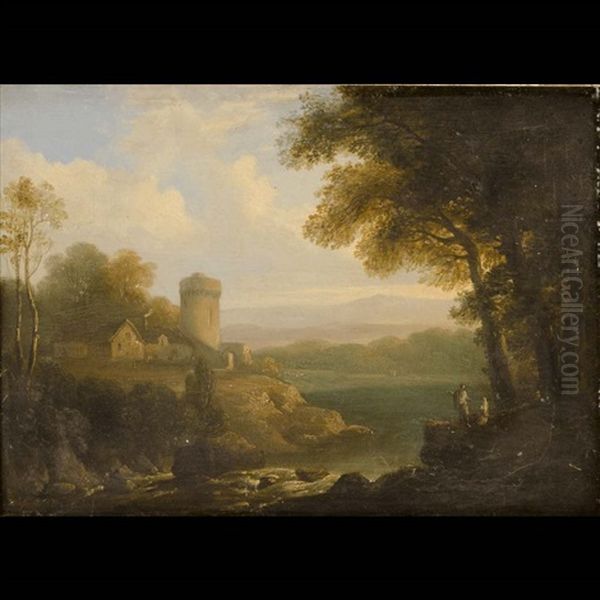 Paesaggio Laziale Oil Painting by Jan Frans van Bloemen